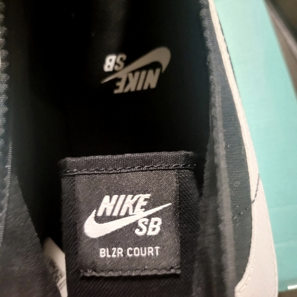 NIKE SB Blazer Mens 11 Black & White w/Skate Guard~NEW - Picture 6 of 6